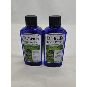 Dr Teal's Body Wash/Foaming Relax & Relief Eucalyptus & Spearmint 3 oz Travel Sz